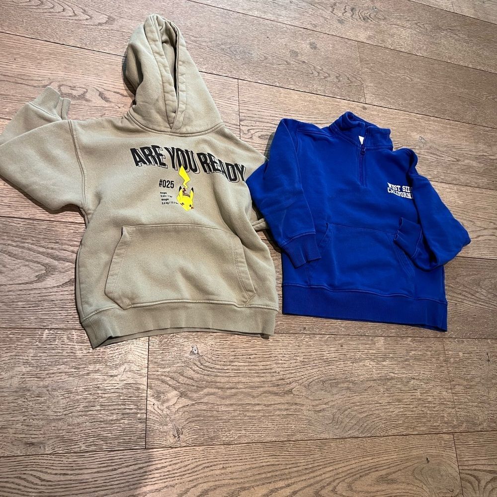 Zara boys sweatshirt / hoodie bundle